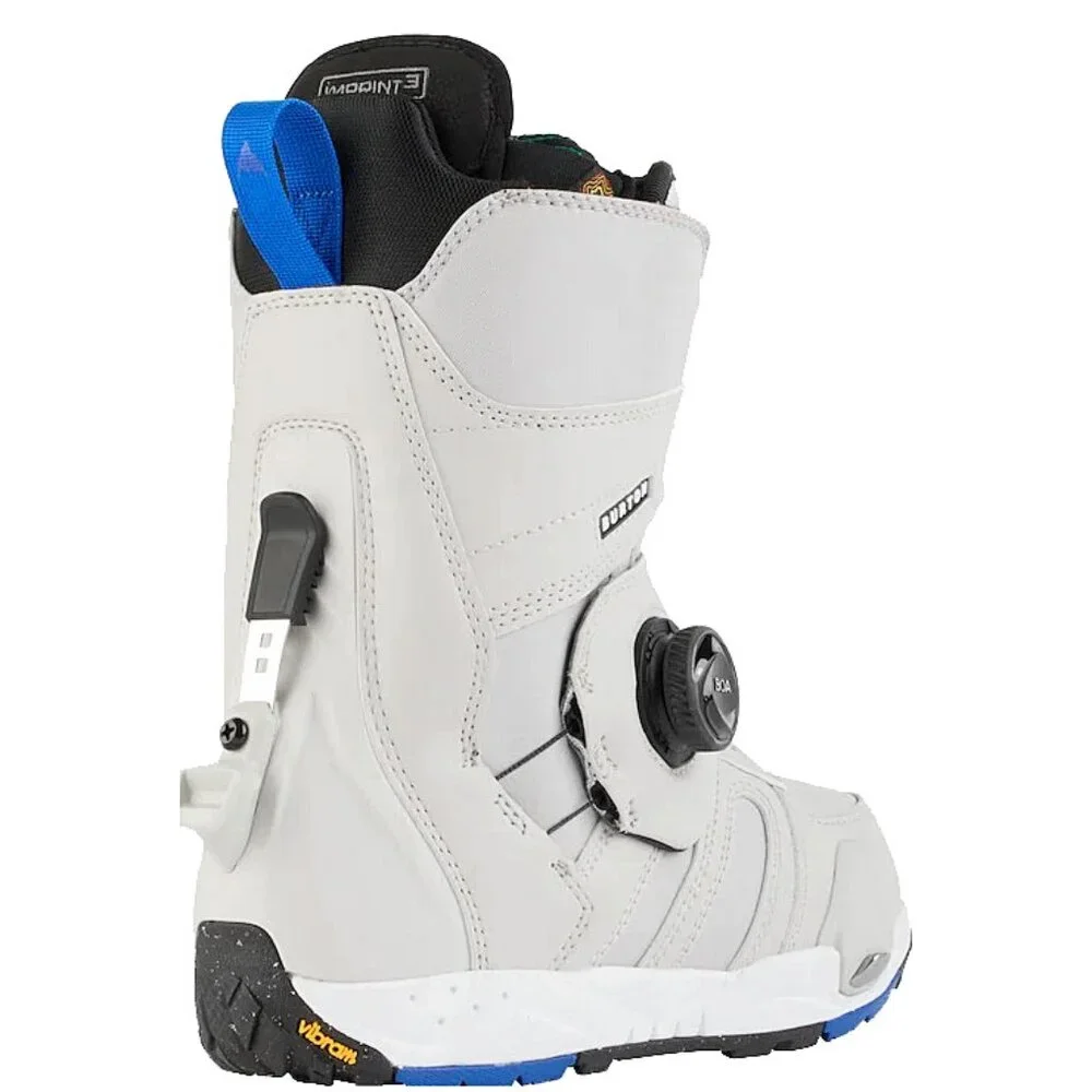 NEW! $480 Burton Felix Step On Snowboard Boots!  9  Light Gray